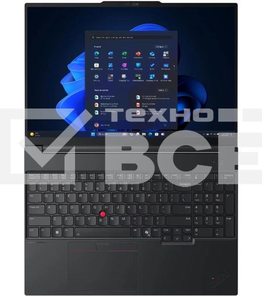 Ноутбук Lenovo ThinkPad E16 G3/16'/IPS/Intel Core Ultra 7 255H/16Gb/512Gb SSD/Intel Graphics/noOS/черный/1.63kg