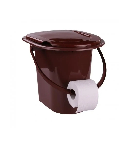 Ведро-туалет 13л М6081 со съемной ручкой Альтерна