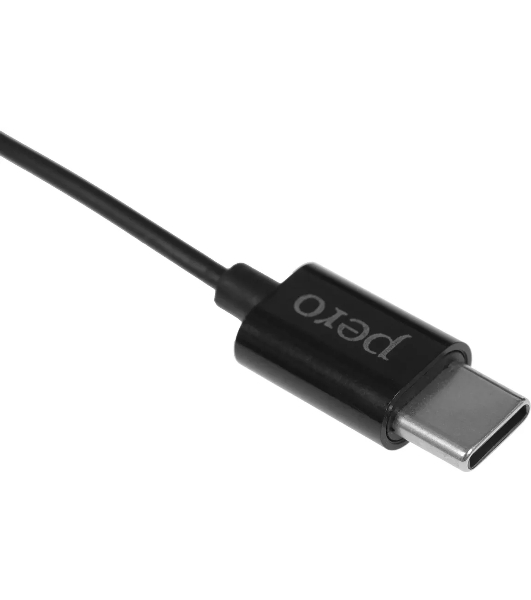 Наушники проводные PERO EP18 Type-C connector черная