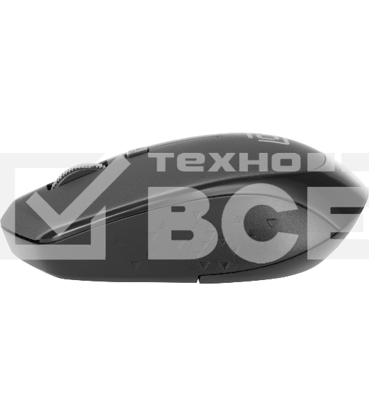 Мышь беспроводная Oklick 488MW серый/черный, 1600 dpi, радиоканал, USB, кнопки - 4