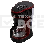 Кофеварка капельная SUPRA CMS-0655 черный/красный, исп. кофе - молотый, 720 мл, 750 Вт., фото2