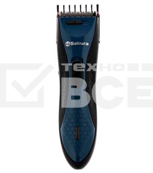 Машинка для стрижки Sakura SA-5175BL-U аккум 3-18 мм Soft Touch USB