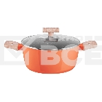 Кастрюля Maunfeld MARTA MCS41FA06CL из кованого алюминия со стеклянной крышкой, 24 см, 4,1 л., фото 1