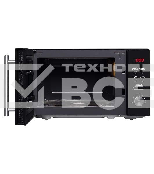 Микроволновая печь BBK 20MWG-732T/B-M черный, 20 л, 700 Вт, переключатели - поворотный механизм/кнопки