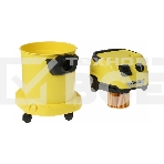 Строительный пылесос Karcher WD 3 P V-17/4/20 Workshop желтый, 1000 Вт, уборка сухая/сбор воды/выдув, пылесборник мешок/контейнер, 17 л, фото6