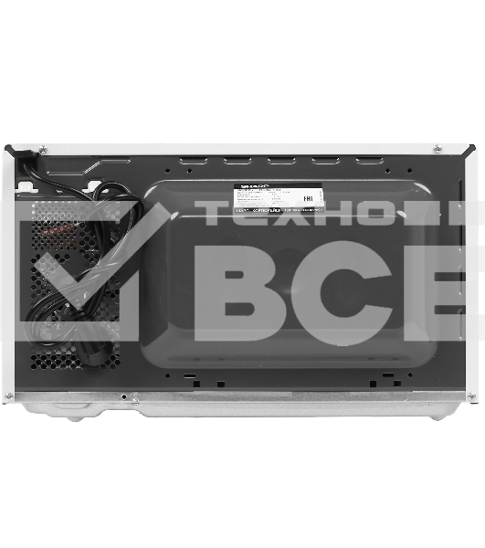 Микроволновая печь Sharp R2852RW белый, 20 л, 800 Вт, переключатели - кнопки/поворотный механизм