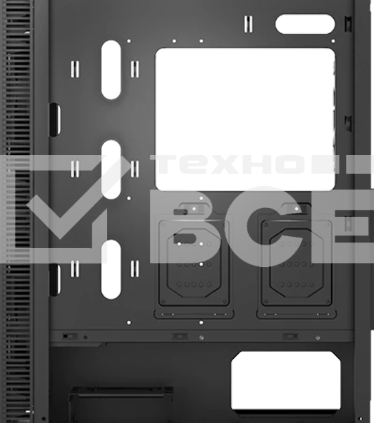 Компьютерный корпус Montech X3 MESH черный без БП ATX 6x120мм 2xUSB3.0 1xUSB3.1 audio bott PSU