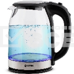 Чайник электрический 7095-VT(TR) Vitek Мощность 2200 вт.Объем 1,8 л.Материал корпуса термостойкое стекло., фото 1