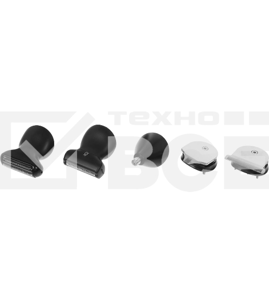 Триммер Rowenta Selectium TN9464E0 черный/хром (насадок в компл:16шт)