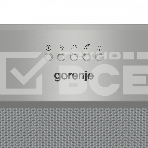 Вытяжка встраиваемая Gorenje BHI626E6X нержавеющая сталь, 60 см, 677 куб. м/ч, 61 дБ, фото5