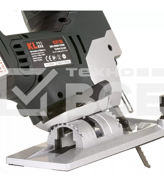 Лобзик электрический профессиональный бесщеточный KLPRO KLDT18B-20 (18В, Li-ion-2шт, 2.0А·ч, патрубок для пылесоса, полотна (дерево/металл, З/У, кейс)