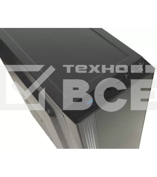 Компьютерный корпус Midtower Filum 00-00866547 ATX S17 черный, без БП, RGb strip, USB 3.0/2.0