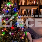 Гирлянда светод. Funray Минишарики, SE-MINI-110M, 10М,100LED,мульти(6цв.),темно-зел.шн.0,7м,контр,, фото8