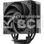 Кулер для процессора DEEPCOOL AK400 G2 LGA1851/1700/1200/115X/AM5/AM4 (12шт/кор, TDP 220W, PWM, Fan 120мм, 4 тепл. Трубки, Wood-grain top cover, черный) RET (R-AK400G2-BKNNMN-GJD), фото9