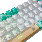 Клавиатура проводная механическая Defender Vexx Pro GK-084 RU, белый/зеленый, механическая, фото8