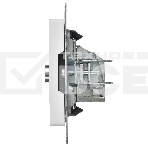 Розетка телевизионная оконечная IEK BRITE РТВ11-0-БрАБ а/б, фото3