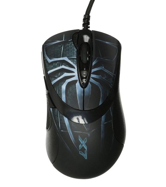 Мышь проводная A4Tech XL-747H синий, 3600 dpi, USB, кнопки - 7