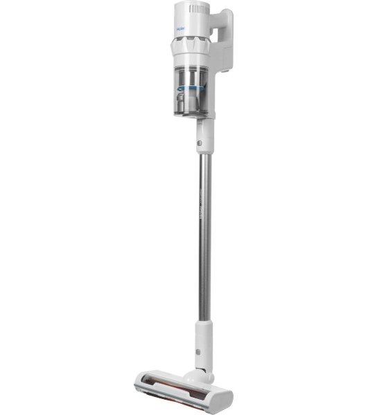 Пылесос вертикальный Haier HVC250 белый, питание от аккумулятора, 250 Вт, уборка сухая, пылесборник 0,5 л