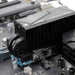 Радиатор для SSD Thermalright HR-10-2280-PRO-BL черный алюминий Ret, фото2