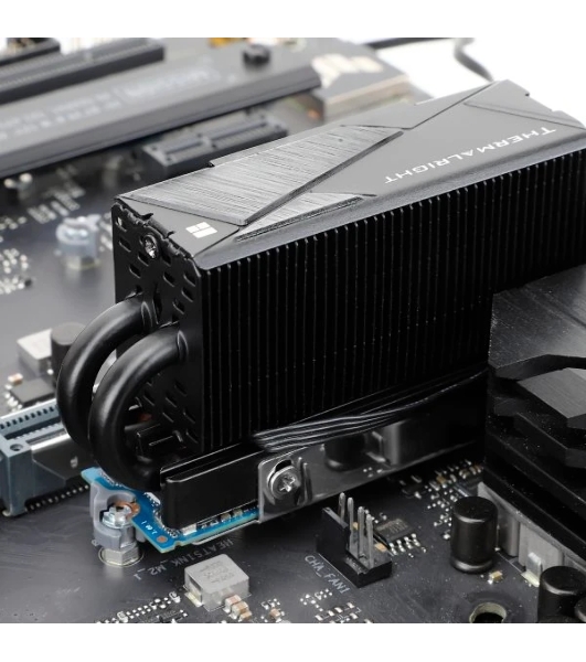 Радиатор для SSD Thermalright HR-10-2280-PRO-BL черный алюминий Ret