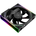 Кулер для корпуса Thermalright TL-M12QR Reverse (124x120x25mm, 4-pin PWM, ARGB, 47.6CFM, 23.2dBA, 1500RPM, черный), фото3