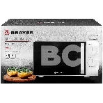 Микроволновая печь Brayer BR2507 белый, 20 л, 700 Вт, переключатели - поворотный механизм, фото2