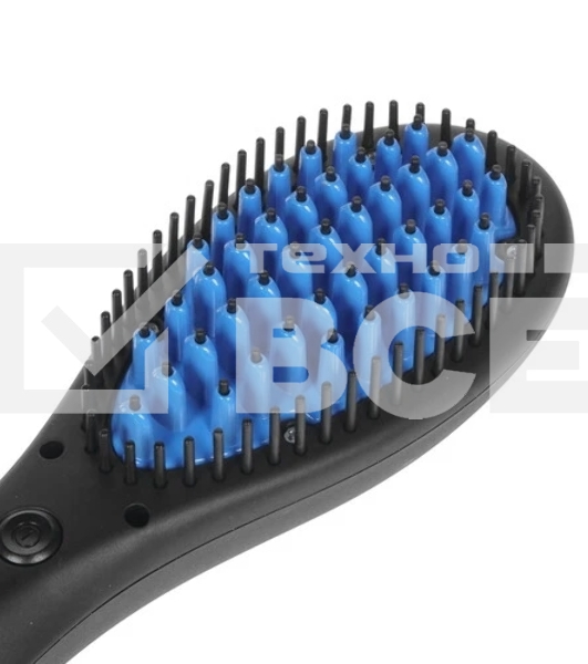 Расческа-выпрямитель для волос Atlanta ATH-6725 синий, 200 °C, 1 режим