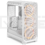 Корпус Fractal Design Meshify 3 White RGB TG Clear Tint, Midi-Tower, белый, 3 x 140 мм, фото 1