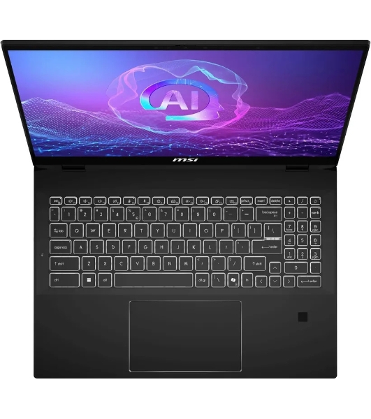 Ноутбук MSI Summit Pro 16 AI A2HVETG-085RU Core Ultra 7 255H 32Gb SSD1Tb NVIDIA GeForce RTX4050 6Gb 16' IPS Touch QHD+ (2560x1600) Windows 11 Pro black WiFi BT Cam (9S7-159631-085)