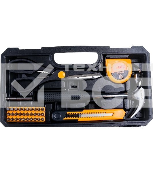 Набор инструментов Deko PRO DKMT62 62 предметов (жесткий кейс)