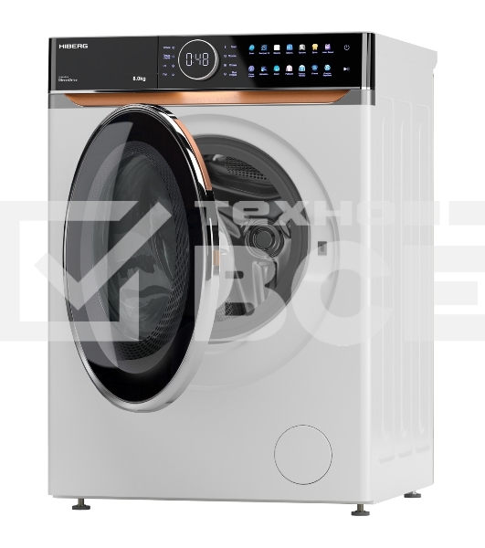 Стиральная машина HIBERG i-DDQ10 - 814 W Белый загр. фронтальная макс.: 8 кг 1400 об/мин класс: А+++