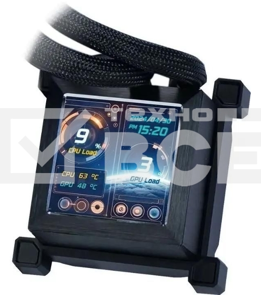 Система водяного охлаждения Lian-Li HydroShift LCD 360S Soc-AM5/AM4/1700 черный 4-pin 29.8dB Al+Cu LCD 330W Ret (G89.GHSLCD36SB.R0)