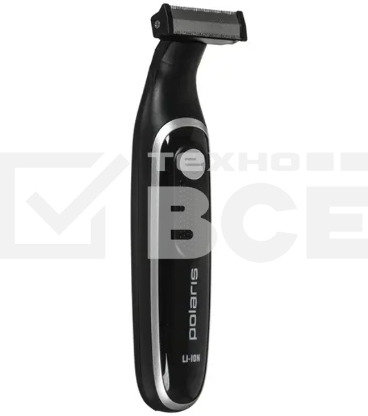 Машинка для стрижки Polaris PHC 0202R черный/серебристый