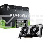 Видеокарта MSI PCI-E 5.0 RTX 5060 Ti 16G VENTUS 2X OC PLUS NVIDIA GeForce RTX 5060TI 16Gb 128bit GDDR7 2617/28000 HDMIx1 DPx3 HDCP Ret, фото2