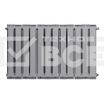 Радиатор биметаллический Royal Thermo PianoForte 500 серебристый - 12 секц., фото7