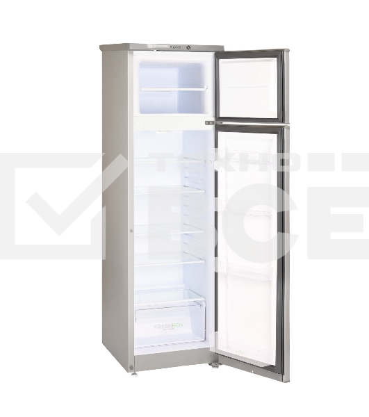 Холодильник Бирюса M424 металлик двухкамерный 170/35л морозилка сверху