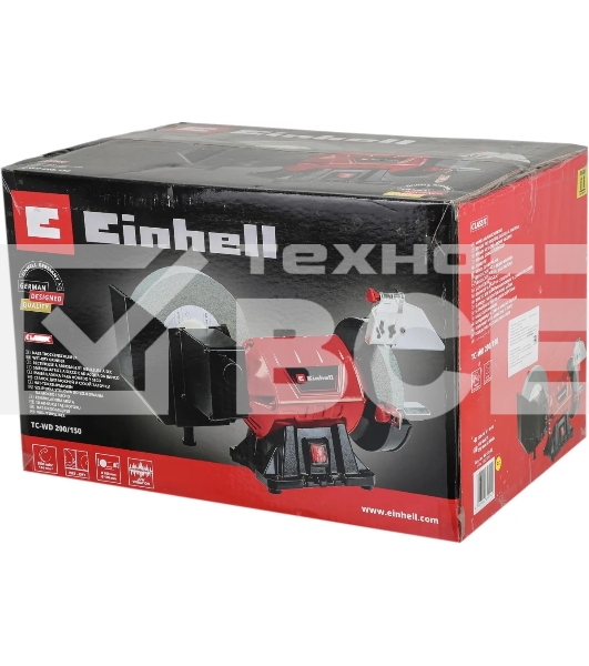 Электроточило Einhell TC-WD 200/150 250Вт 2980об/мин d=150мм t=20мм
