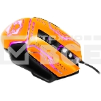 Мышь проводная Ritmix ROM-363 оранжевый, 3200 dpi, USB, кнопки - 7, фото3