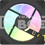 Вентилятор для корпуса Bloody CF-11 LCD ARGb 120х120x25 черный 4-pin 32дБ (упак.:1шт) (CF-11-ARGb120-BK) Ret, фото7