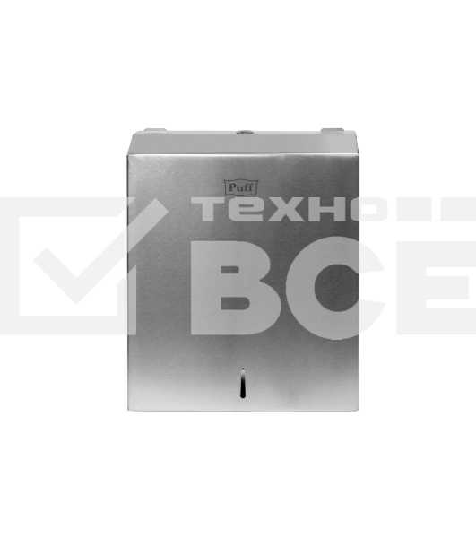 Диспенсер бумажных полотенец Puff 5615, хром мат., антивандальный с ключом