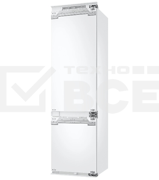 Встраиваемый холодильник Samsung BRB70F30AEF0EO белый двухкамерный 224/74л морозилка снизу No Frost