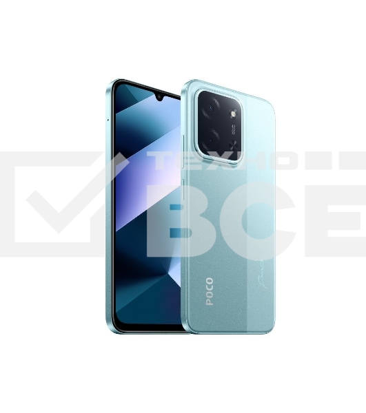 Смартфон POCO C85 6/128Gb зеленый (MZB0LFQRU)