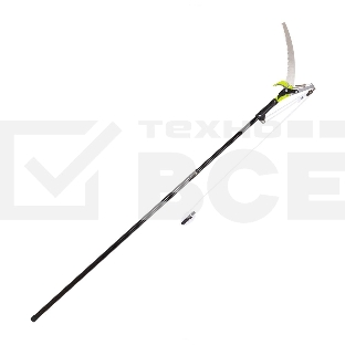 Выдвижная шестопильная пила и секатор Deli DL580511, 2 шкива, сталь SK5, длина лезвия 290 мм, телескопическая рукоятка