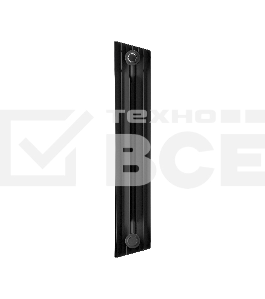 Радиатор биметаллический Royal Thermo PianoForte 500 Черный - 4 секц.