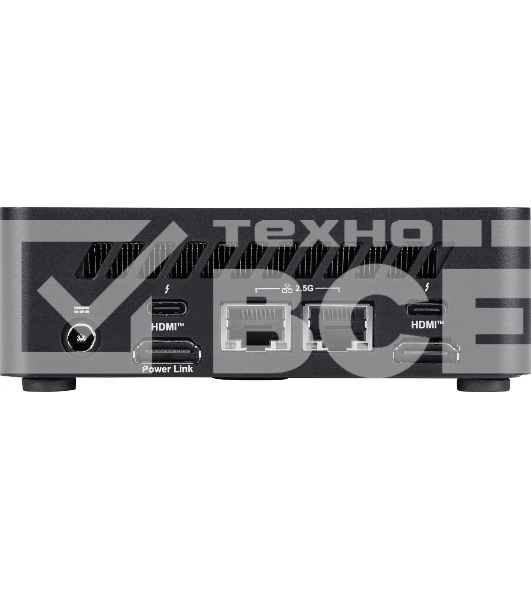 Неттоп MSI Cubi NUC AI 1UMG-060BRU Core Ultra 7 155H (1.4) Arc graphics без ОС 2x2.5GbitEth WiFi BT 120W черный (936-B20911-060)