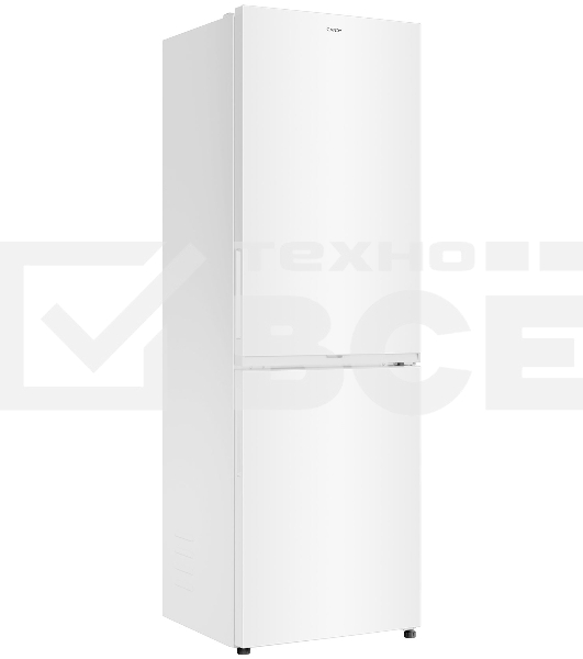 Холодильник Candy CFN6185W белый двухкамерный  207/91 л морозилка снизу, No Frost