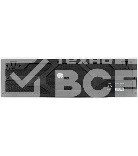 Комплект клавиатура+мышь ExeGate MK110-OEM проводной, USB, 1000 DPI, чёрный