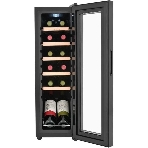Винный шкаф ZÜGEL ZCWF123B черный, 32 л, 1 отсек, 12 бут., фото3