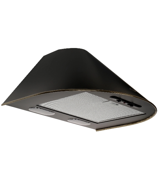 Вытяжка каминная Elikor Эпсилон 60П-430-П3Л черный/золотистый, 60 см, 430 куб. м/ч, 54 дБ