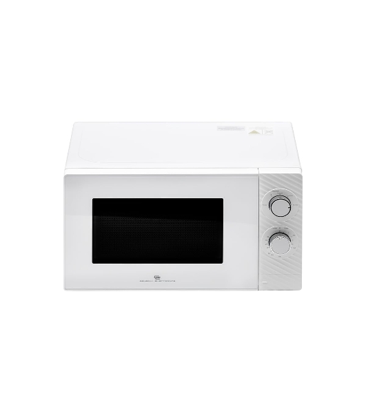Микроволновая печь General Electronics GE MS120W белая, 20 л, 700 Вт, переключатели — поворотный механизм